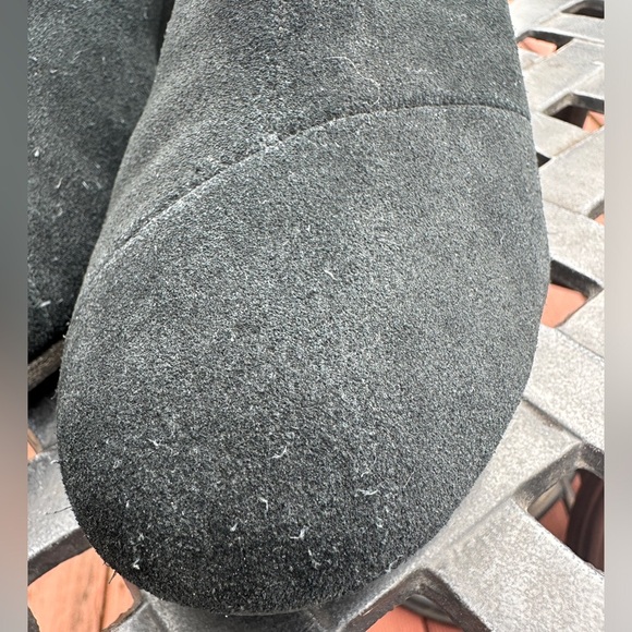 TOMS Women's Suede Kelsey Booties black 9.5 - Picture 3 of 7